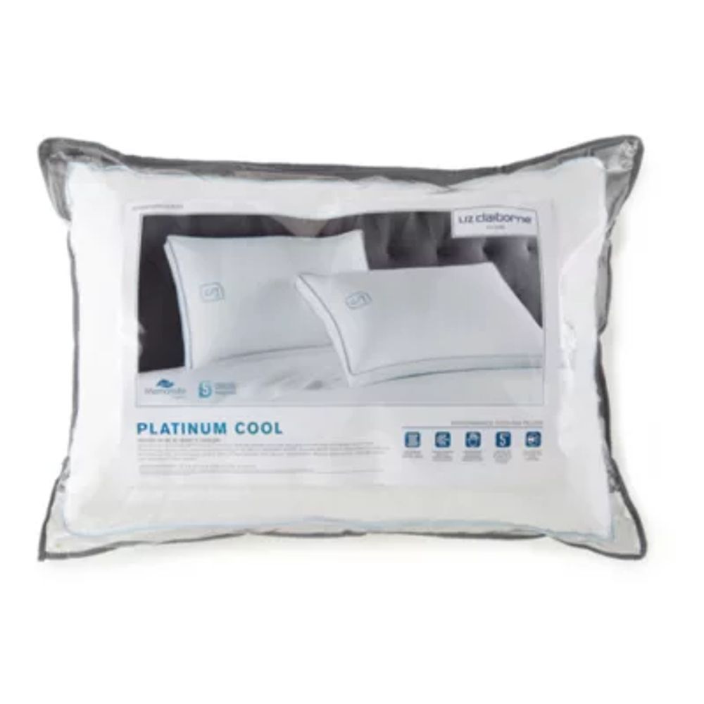 Liz Claiborne Platinum Cooling Down Alternative Medium Density Bed Pillow