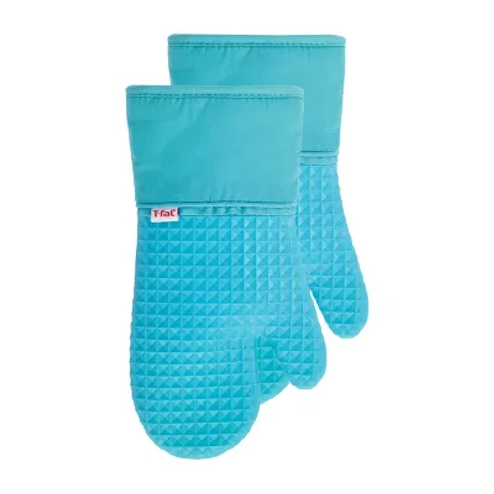 T-Fal Silicone Waffle 2-pc. Oven Mitt Set