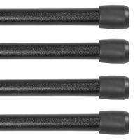 Kenney Fast Fit No Tools Pack 7/16 Tension Curtain Rod