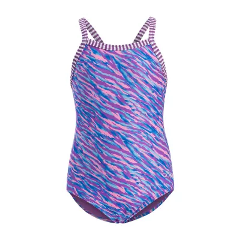 Dolfin Little & Big Kid Girls Easy-on + Easy-off Animal One Piece Swimsuit