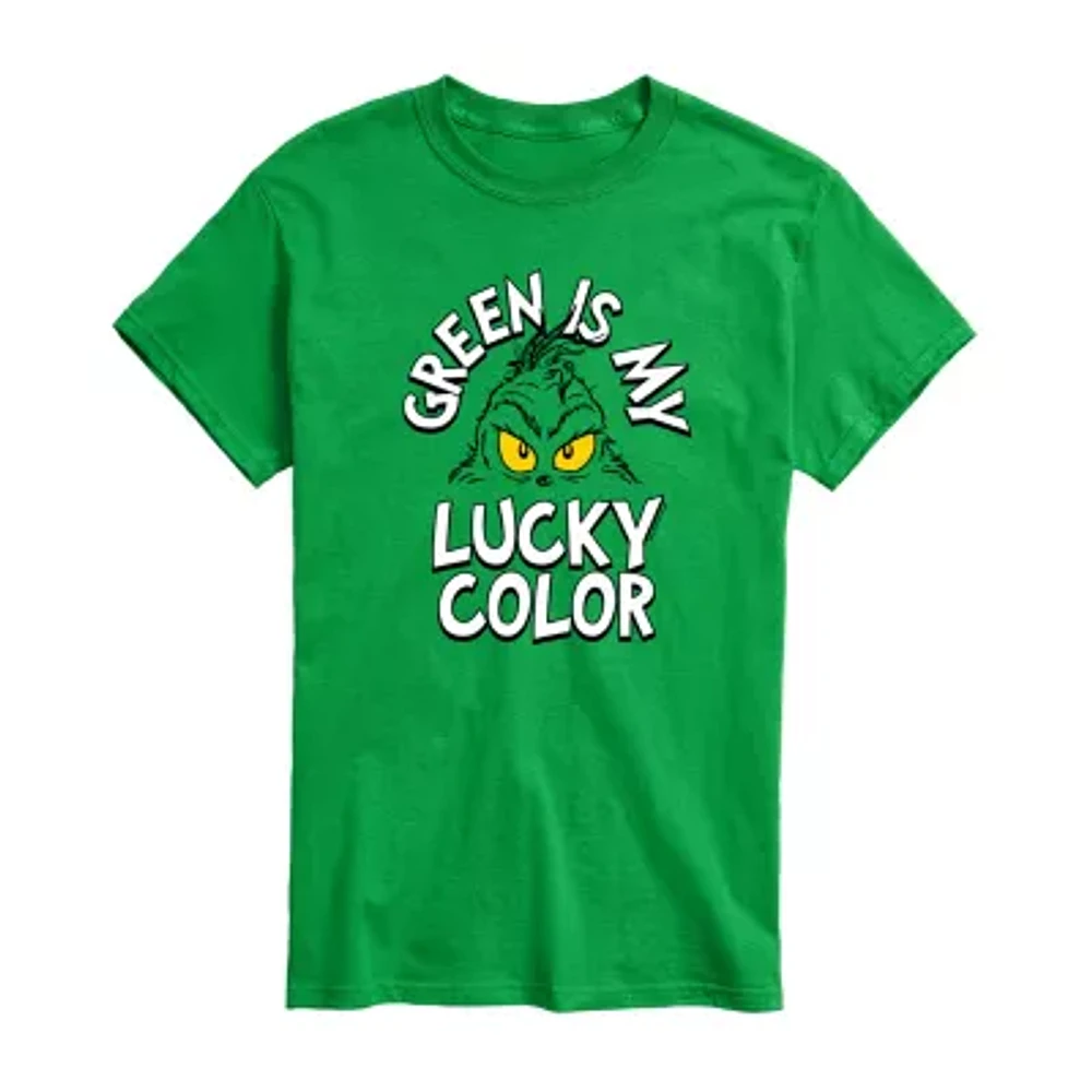 Mens Short Sleeve Dr. Seuss St. Patrick's Day T-Shirt