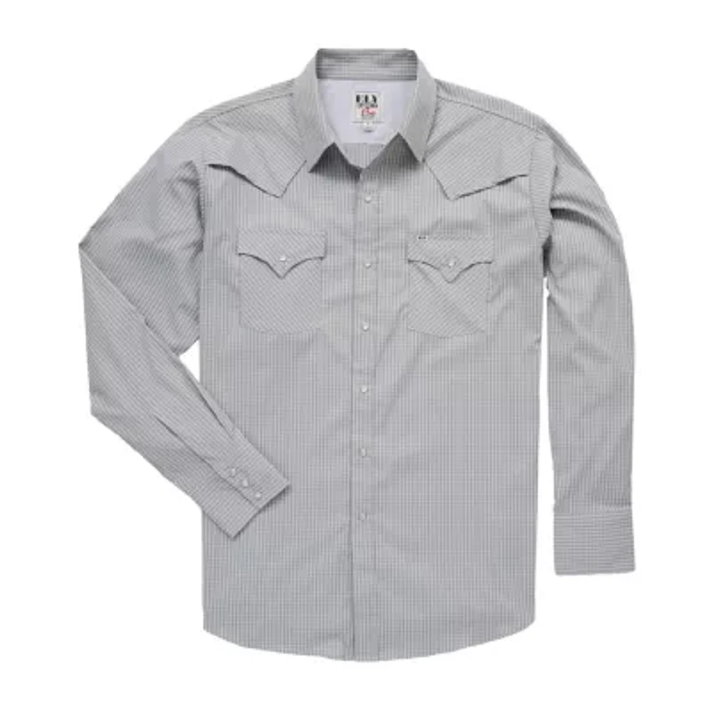 Ely Cattleman Check Mens Long Sleeve Western Shirt