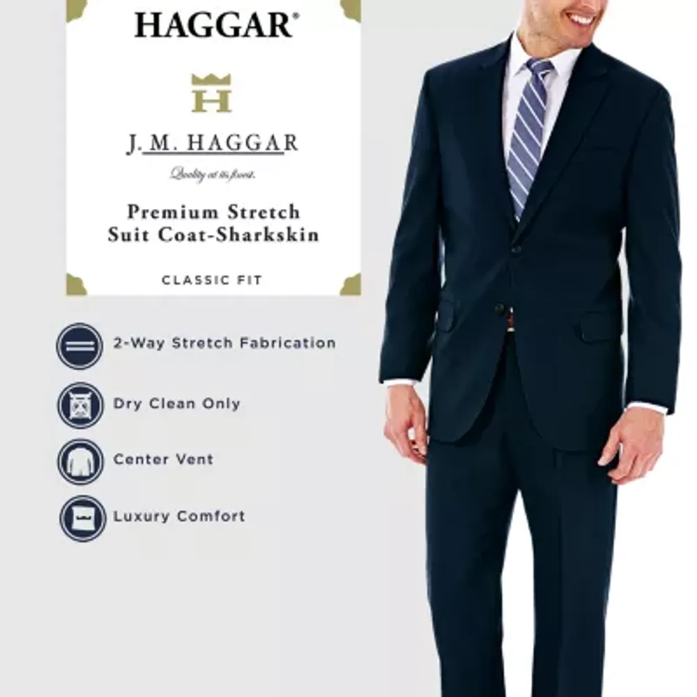 Haggar JMH Premium Mens Stretch Fabric Classic Fit Suit Jacket