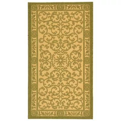 Safavieh Courtyard Collection Miah Floral Indoor/Outdoor Area Rug