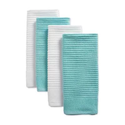 Design Imports Assorted Ribbed Terry 4-pc. Kitchen Towel Set