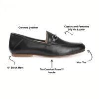 Journee Signature Giia Womens Moc Closed Toe Loafers