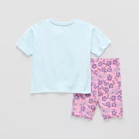 Disney Collection Little & Big Girls 2-pc. Lilo Stitch Short Set