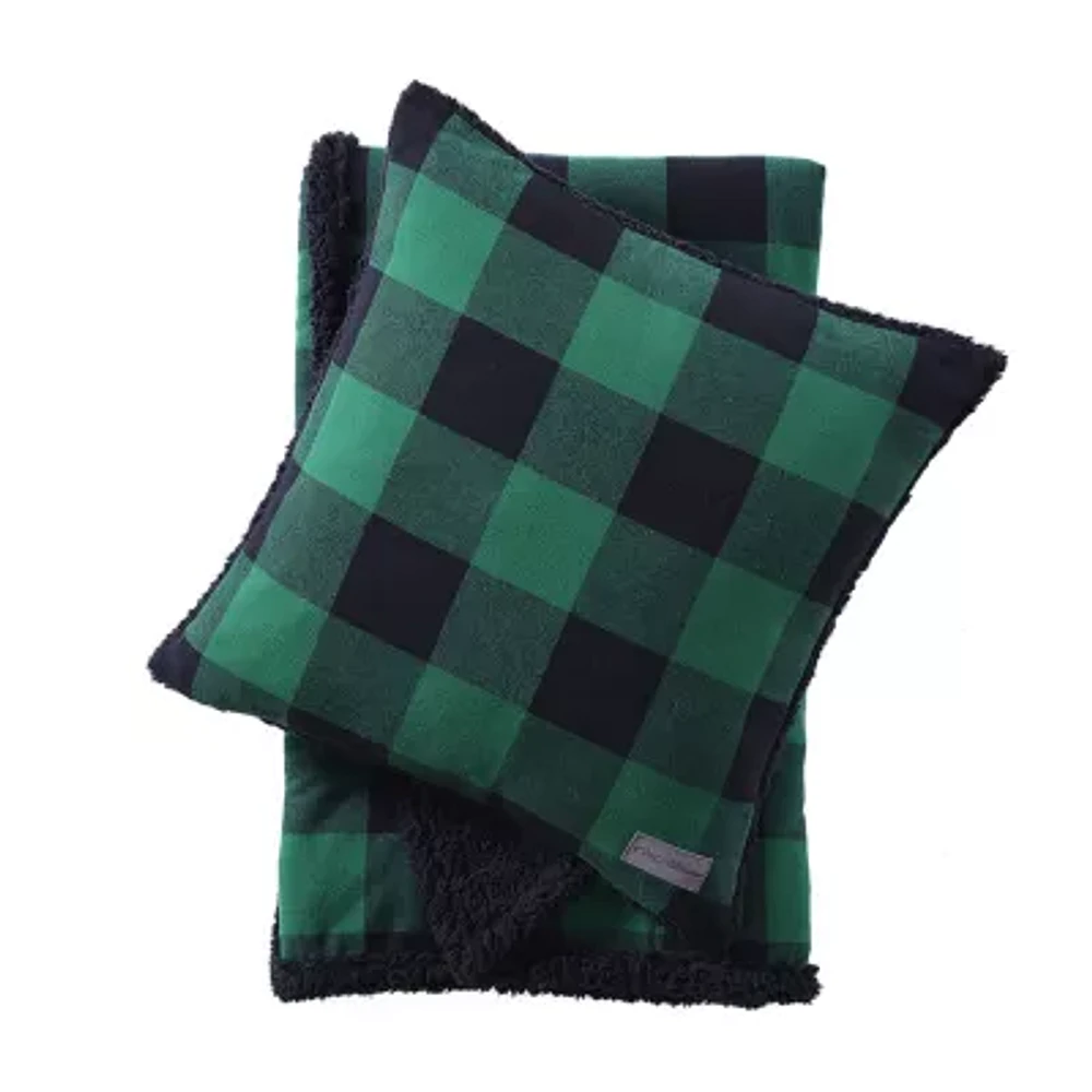 Eddie Bauer Fur Like 2pc 2-pc. Washable Lightweight Throw