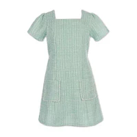 Speechless Little Girls Short Sleeve A-Line Dress