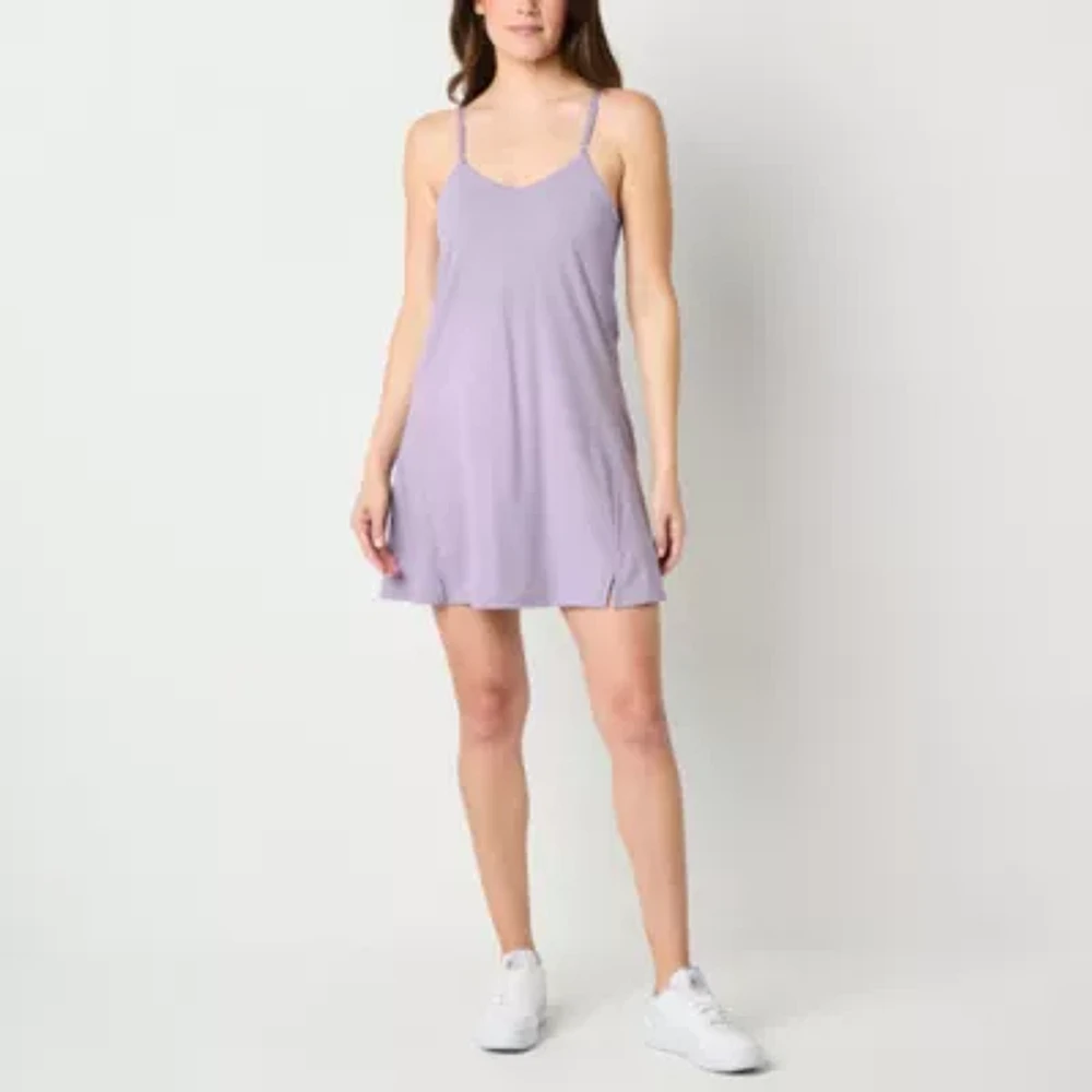 Xersion EverRestore Womens Sleeveless Midi Active Tennis Dress