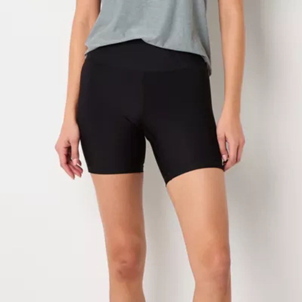 Xersion EverContour Womens 6" High Rise Quick Dry Bike Short