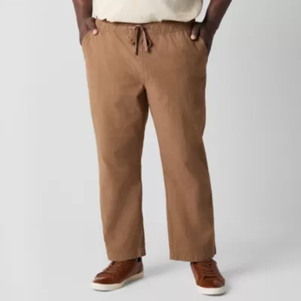 mutual weave Mens Relaxed Fit Big and Tall Drawstring Pant