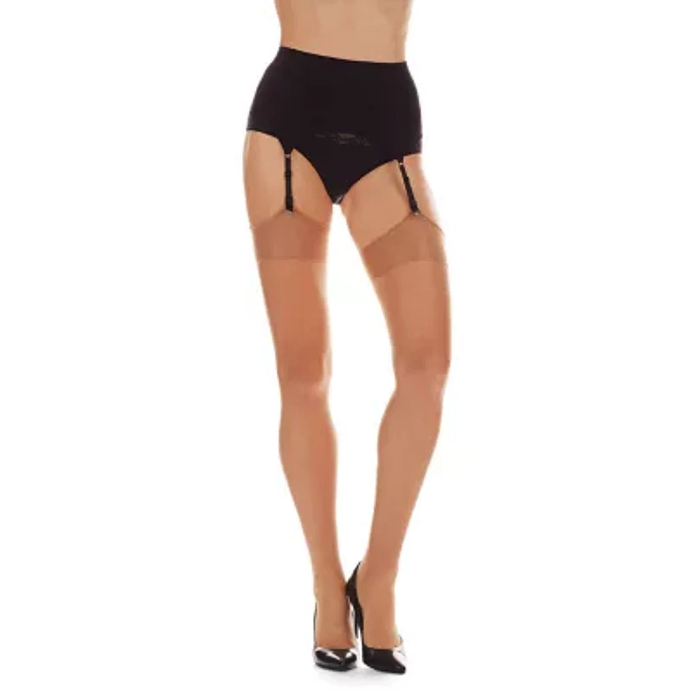 MeMoi Backseam Cuban Heel Not Applicable Thigh Highs
