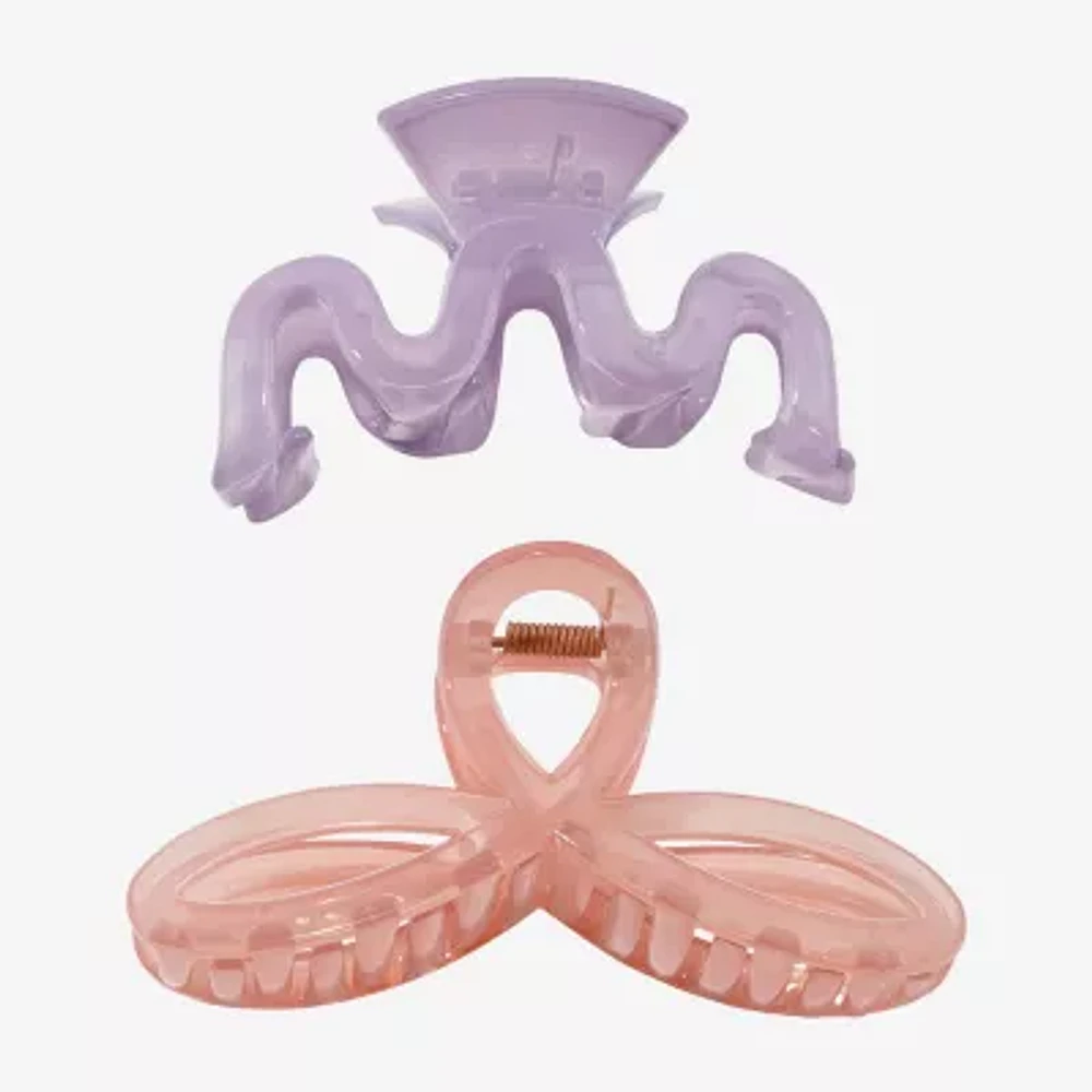 Arizona Pink & Lavender 2-pc. Hair Clip