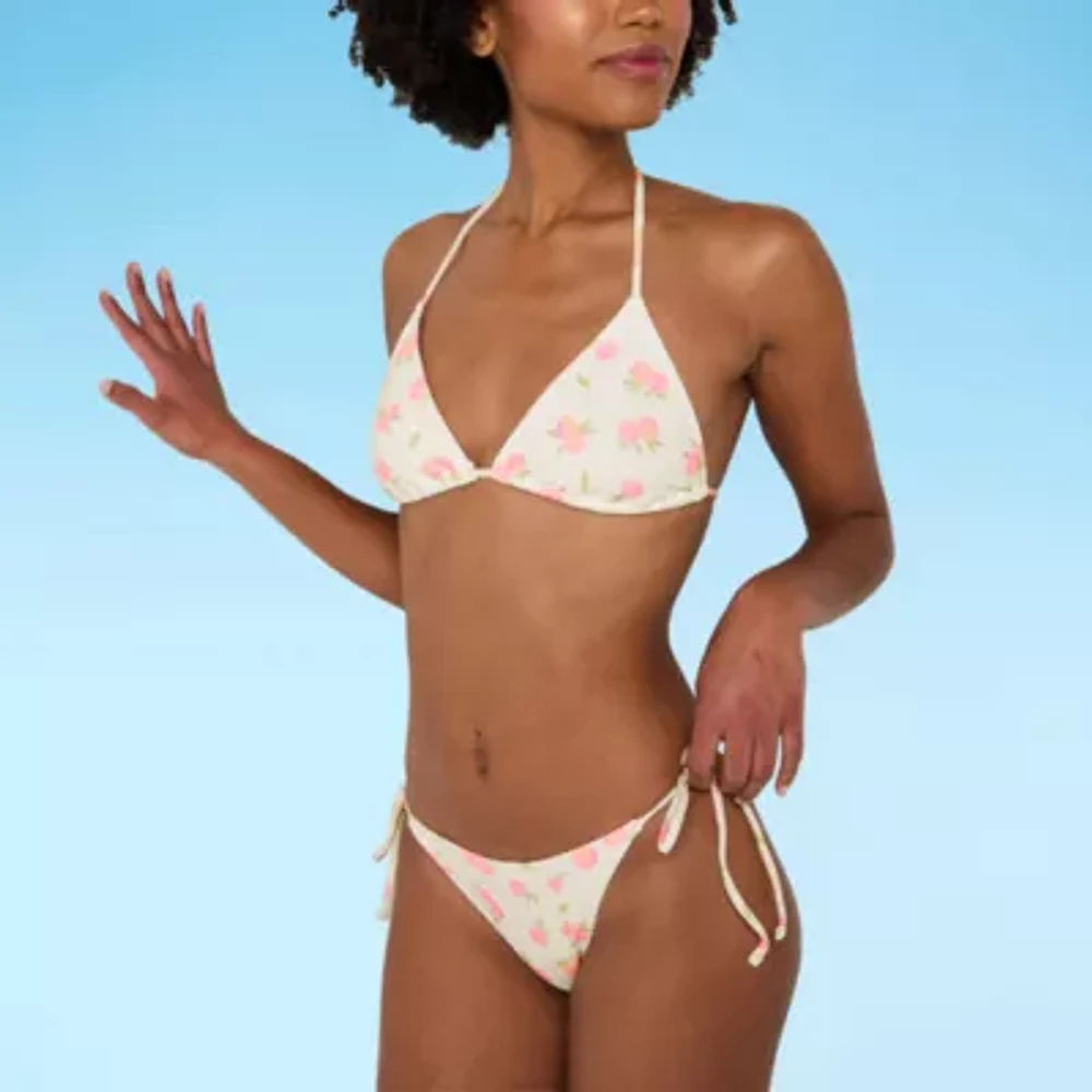 Forever 21 Womens Adjustable Straps Dots Juniors Bralette Bikini Swimsuit Top