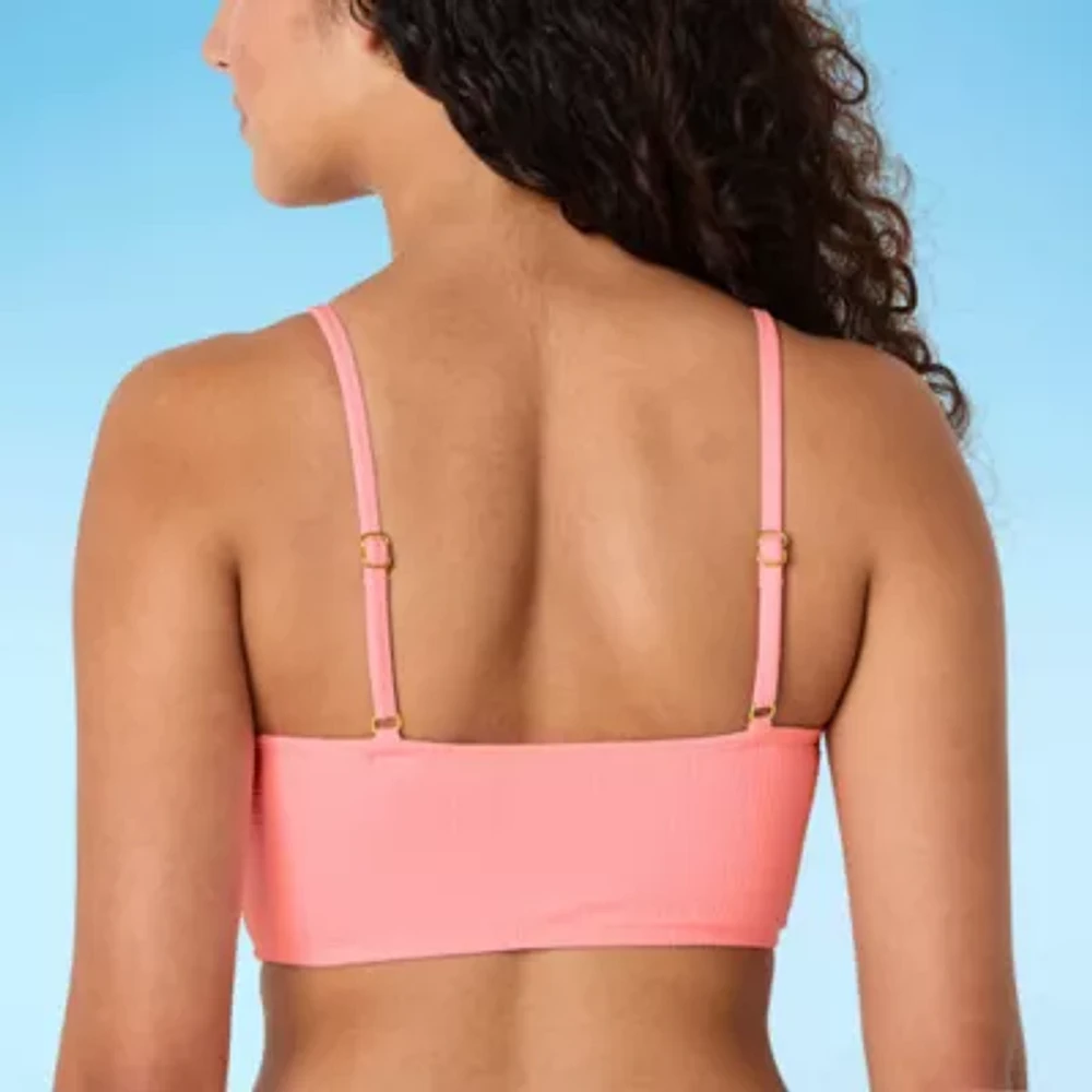 Forever 21 Womens Adjustable Straps Juniors Bralette Bikini Swimsuit Top
