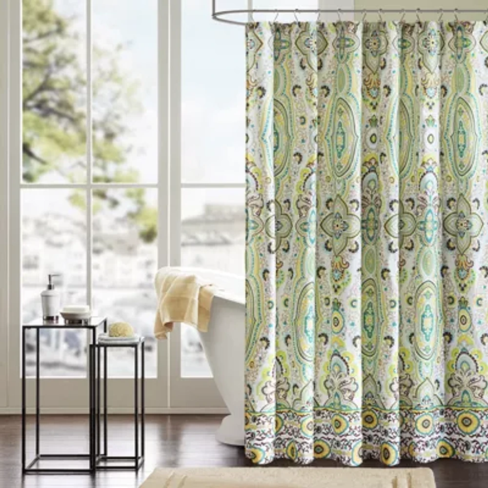 Intelligent Design Ellie Printed Shower Curtain