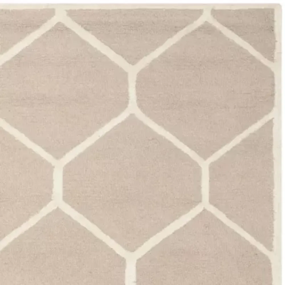 Safavieh Tryik Geometric Hand Tufted Wool Rug