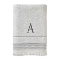 Saturday Knight Casual Monogram Bath Towel