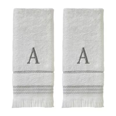 Saturday Knight Casual Monogram 2-pc. Hand Towel