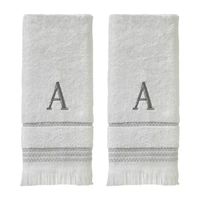 Saturday Knight Casual Monogram 2-pc. Hand Towel