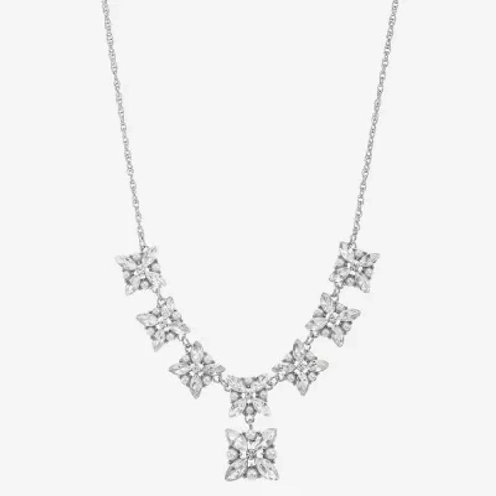 Monet Jewelry Timeless Silver Tone Womens 18 Inch Y Necklace