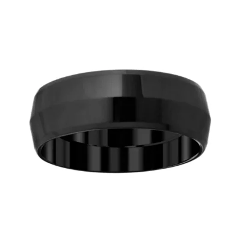 Mens 6MM Ceramic Wedding Band