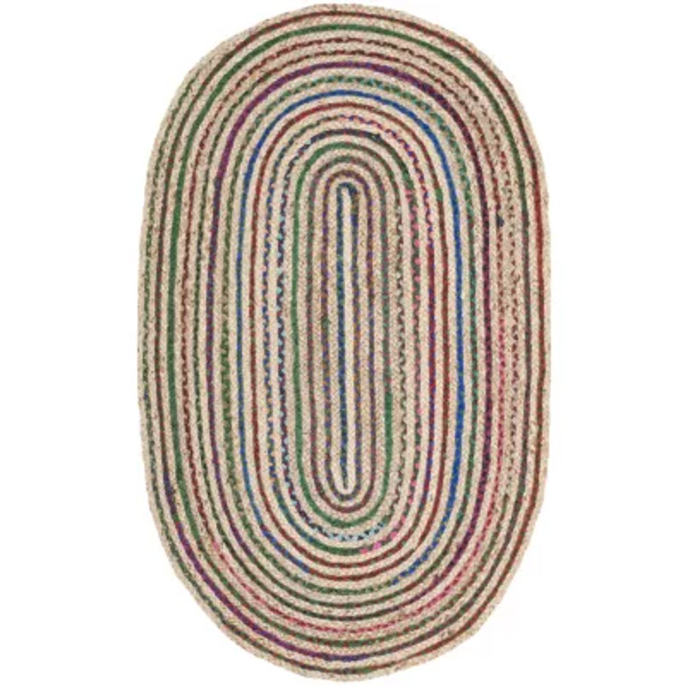 Safavieh Amaia Striped Oval Rug