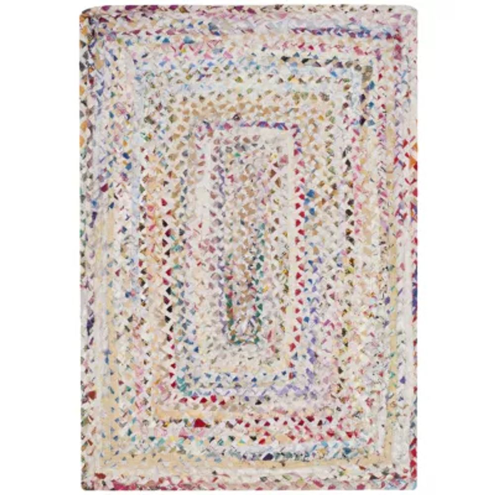 Safavieh Lecia Bordered Braided Cotton Rug