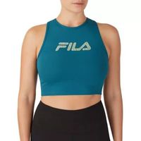 FILA Speed Up Crop Womens Crew Neck Sleeveless Active Tank Top