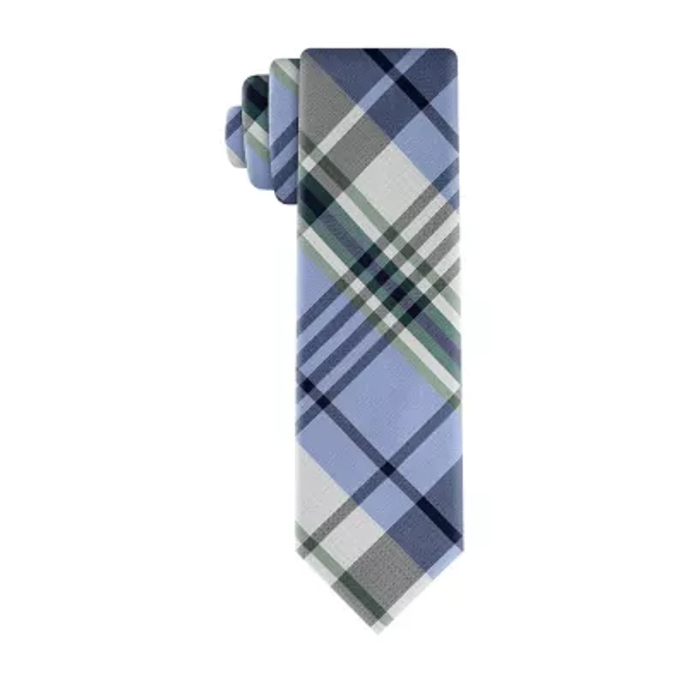 J. Ferrar Plaid Tie