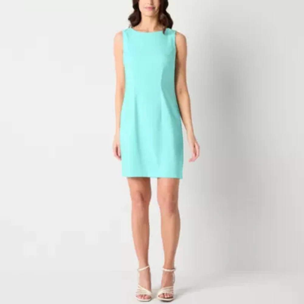 Alyx Womens Sleeveless Sheath Dress
