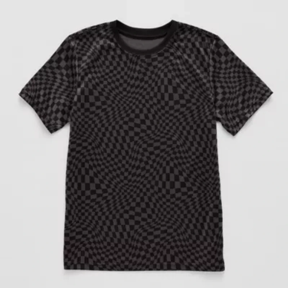 Xersion Performance Little & Big Kid Boys Crew Neck Short Sleeve Regular Fit Graphic T-Shirt