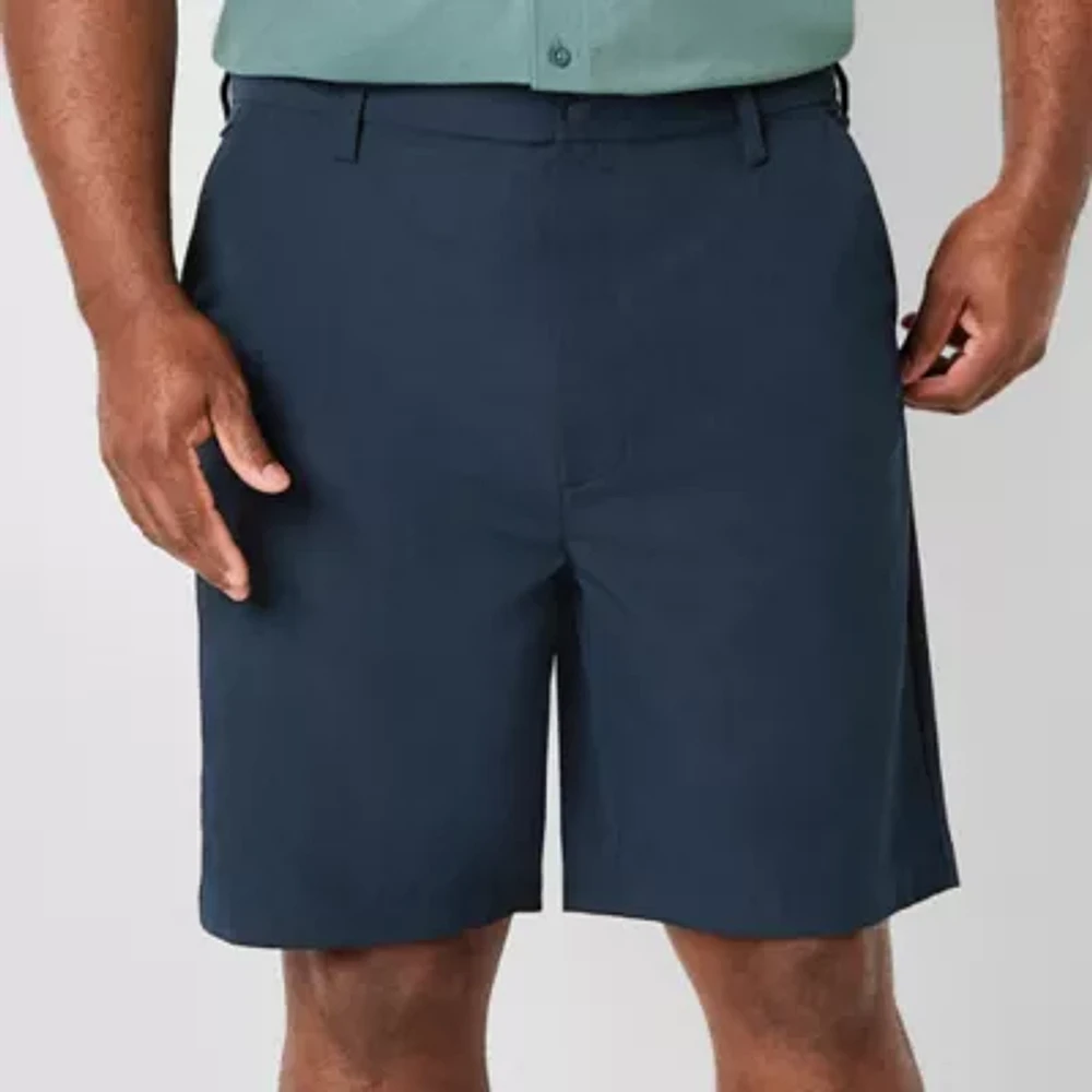 Stylus Mens 9" Mid Rise Big and Tall Chino Short
