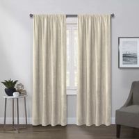 Regal Home Chenille Rod Pocket Light-Filtering Single Curtain Panel