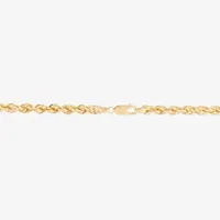 Unisex Adult 10K Gold 22 Inch Rope Chain Necklace
