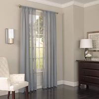 Eclipse Chelsea Rod Pocket Sheer Single Curtain Panel