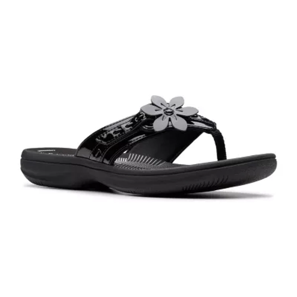 Clarks Cloudsteppers Womens Breeze Opal Flip-Flops