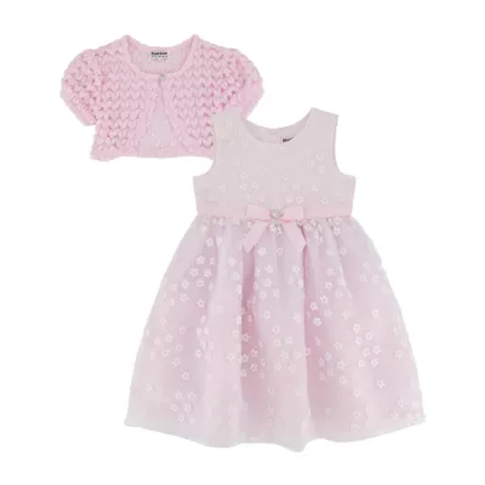 Blueberi Boulevard Toddler Girls Sleeveless 2-pc. Flower Girl Dress Set