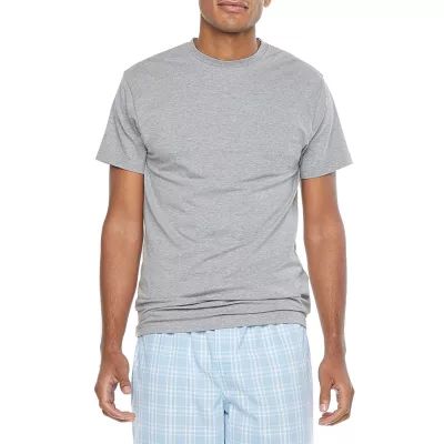 Stafford Dry + Cool Breathable Mesh Mens 4 Pack Short Sleeve Crew Neck Moisture Wicking T-Shirt Big