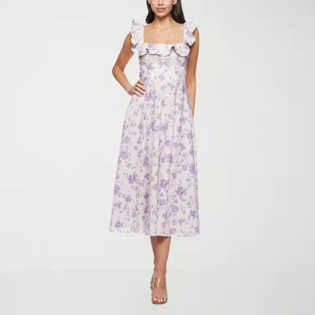 premier amour womens sleeveless floral midi fit flare dress Premier Amour Women's Midi Sweetheart Neck Sleeveless Floral Fit + Flare Dress | Green | Women's 16 | Dresses Fit + Flare Dresses