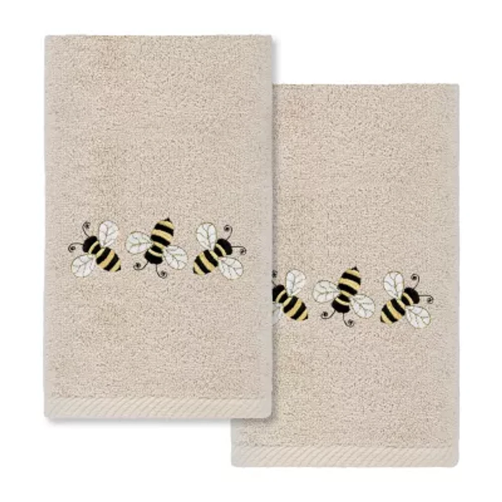 Linum Home Textiles Primavera Embroidered 2-pc. Hand Towel