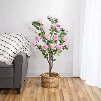 Northlight 44in Pink Potted Artificial Plant