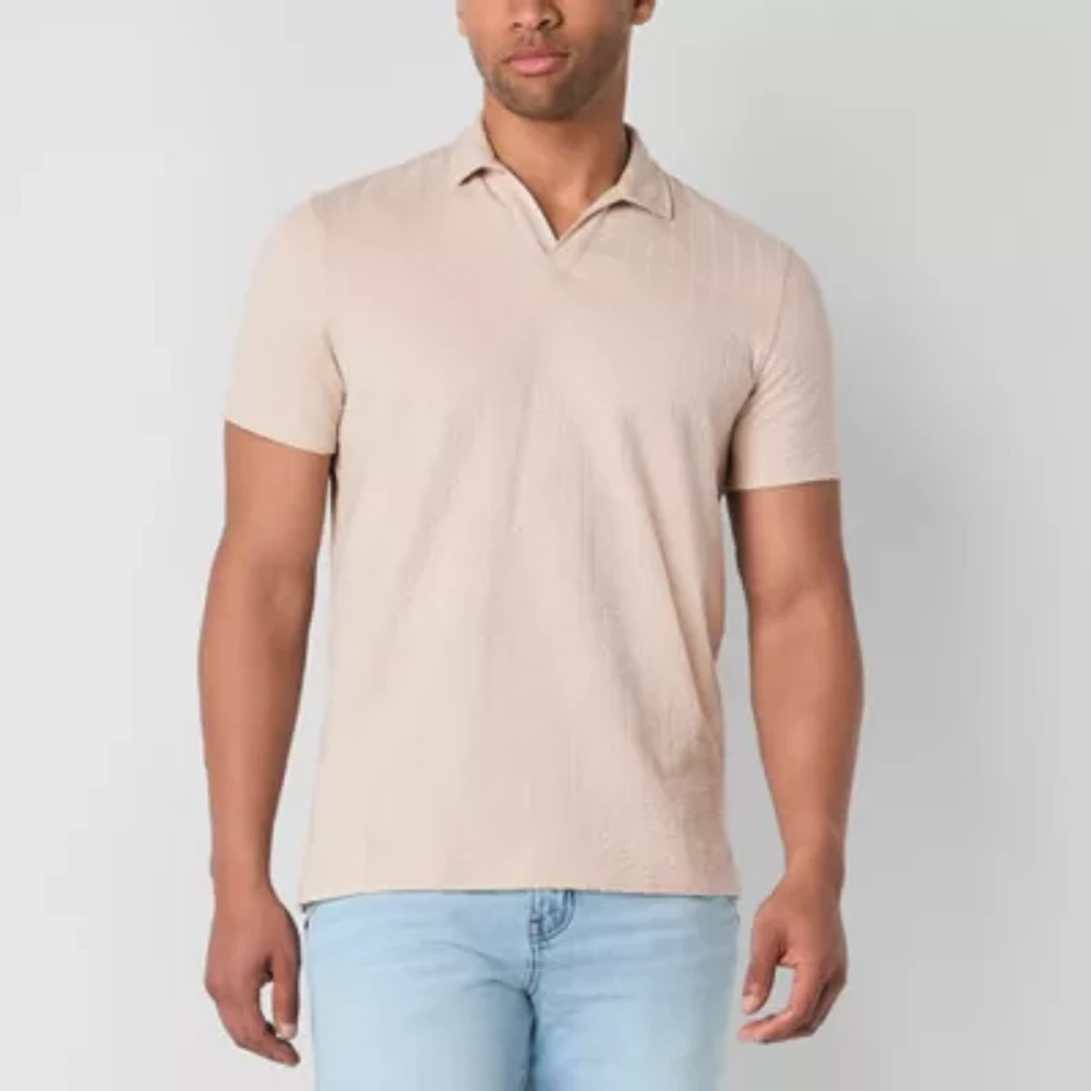 mutual weave Mens Regular Fit Short Sleeve