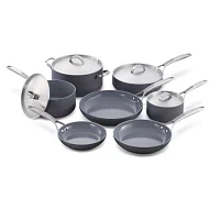 GreenPan Paris Pro Healthy Hard Anodized Ceramic Non-Stick 11-pc. Cookware Set
