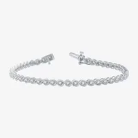 1 CT. T.W. Diamond Tennis Bracelet 10K White or Yellow Gold
