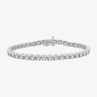2 CT. T.W. Natural White Diamond 10K or Yellow Gold 7.5 Inch Tennis Bracelet