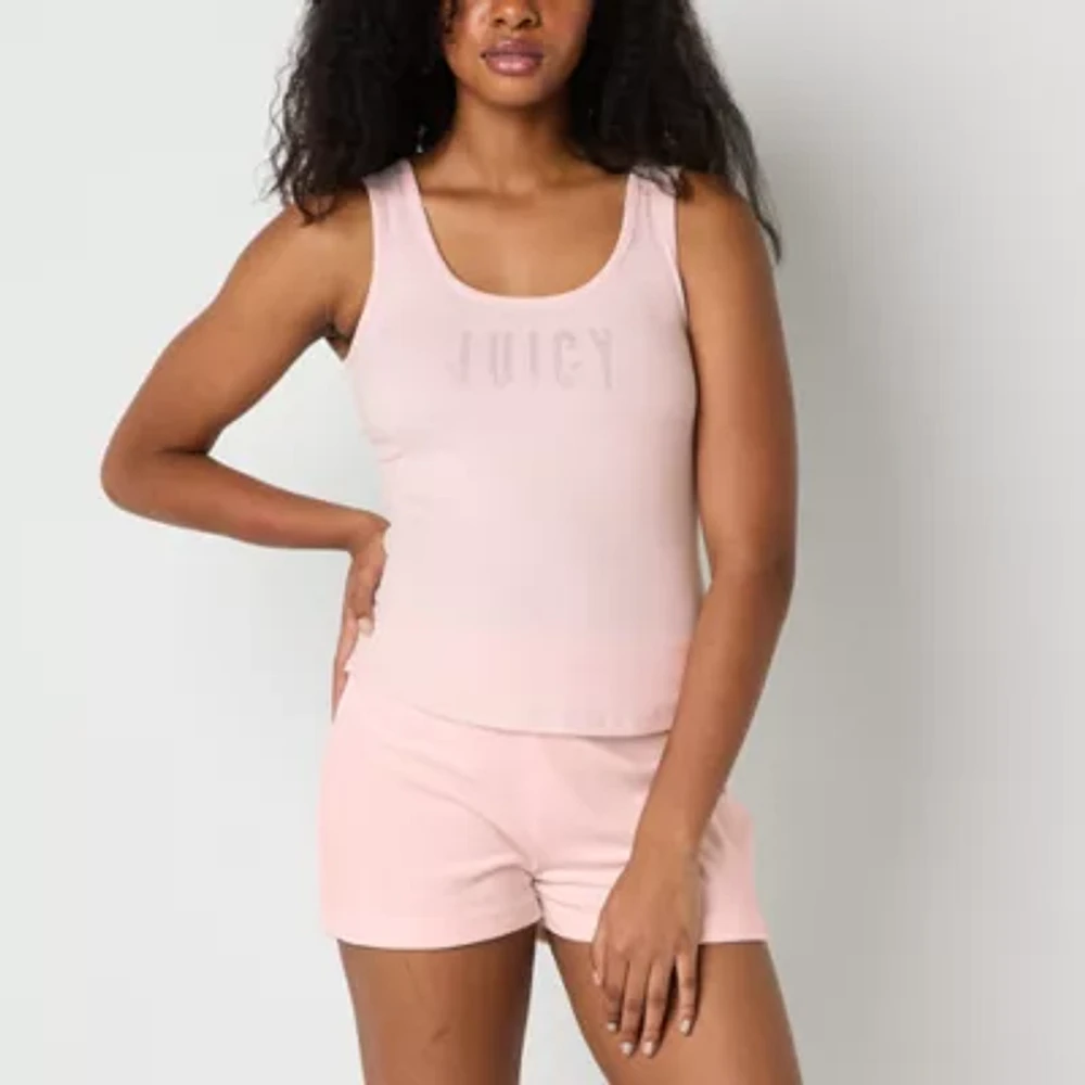 Juicy By Juicy Couture Womens Sleeveless Juniors Tank Top