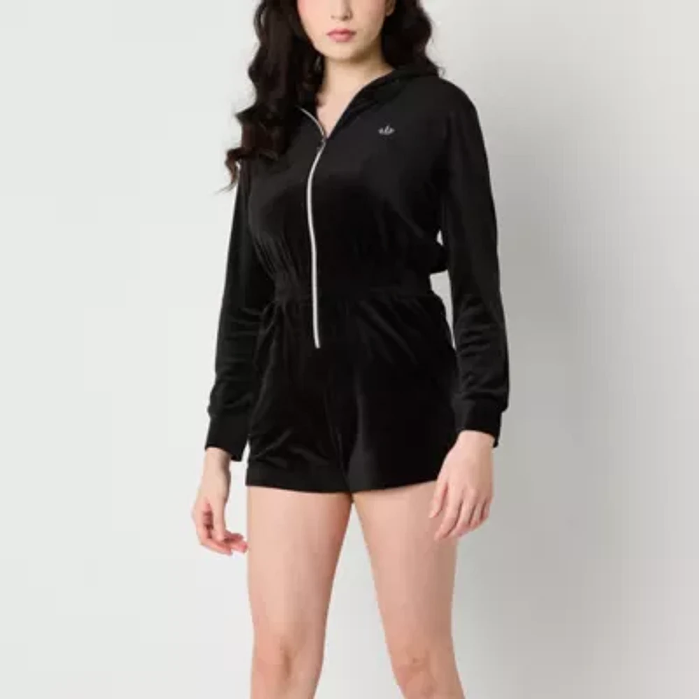 Juicy By Couture Womens Long Sleeve Juniors Romper