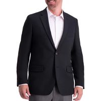 Haggar Tailored Mens Stretch Fabric Regular Fit Sport Coat